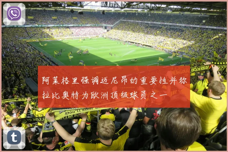 阿莱格里强调迈尼昂的重要性并称拉比奥特为欧洲顶级球员之一
